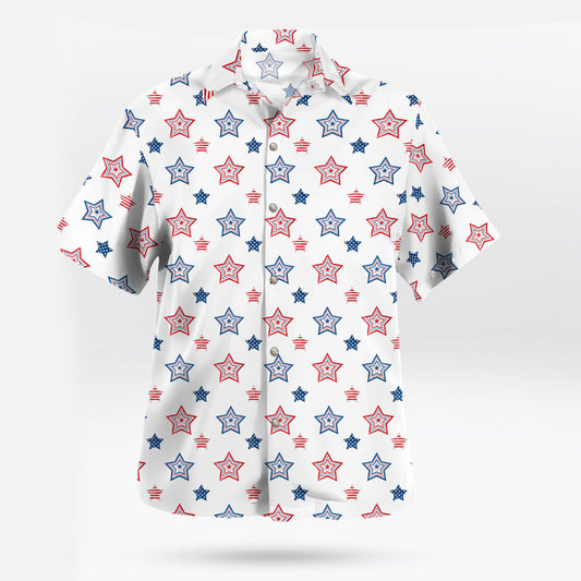 Star-Spangled Elegance Hawaiian Shirt – Moonbestprint