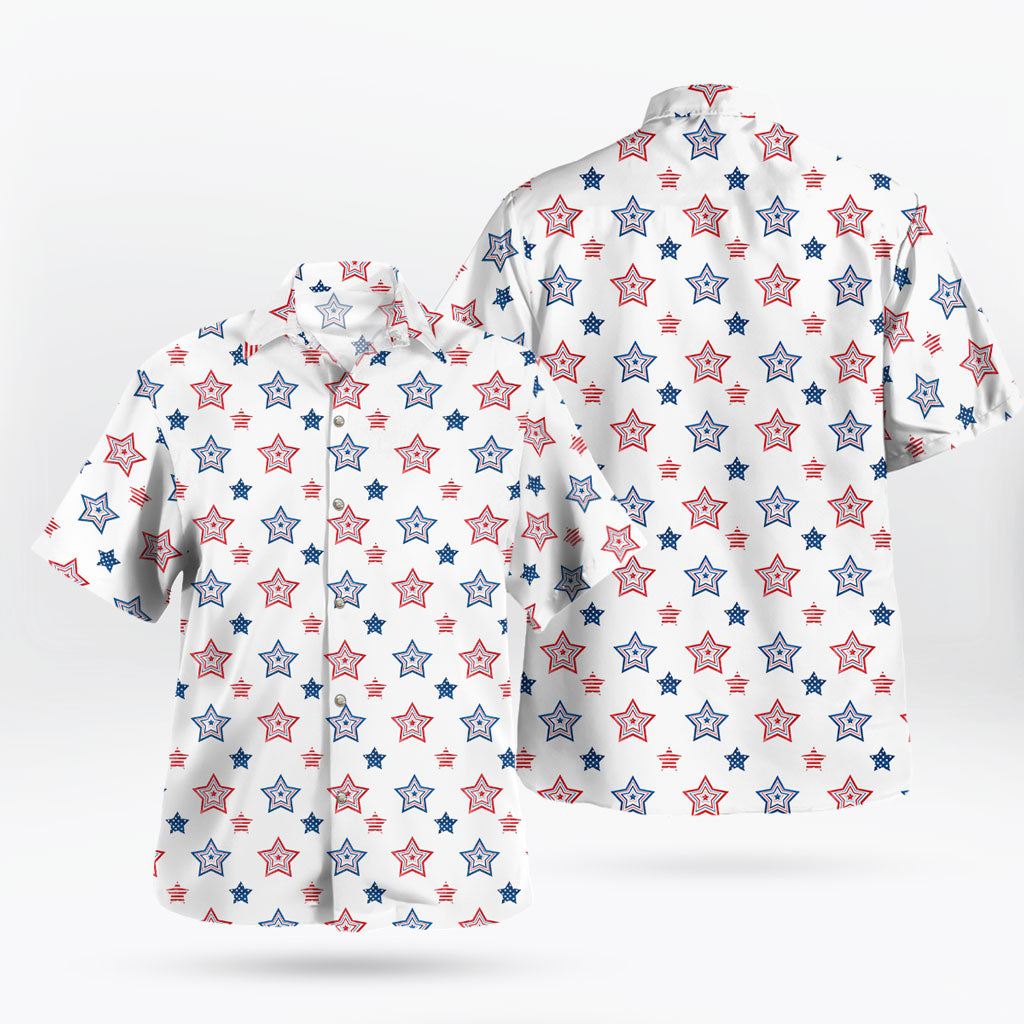 Star-Spangled Elegance Hawaiian Shirt – Moonbestprint