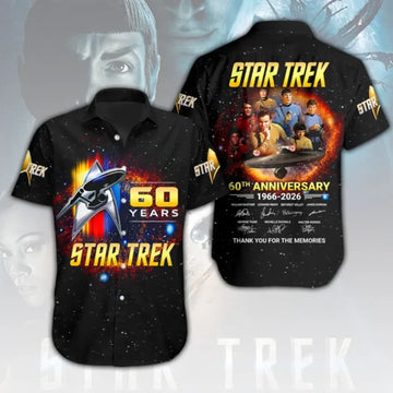 Star Trek 60th Anniversary 1966-2026 Hawaiian Shirt – Moonbestprint