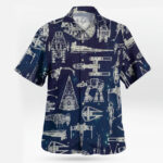 Star Wars Blueprint Aloha Pattern Hawaiian Shirt – Moonbestprint