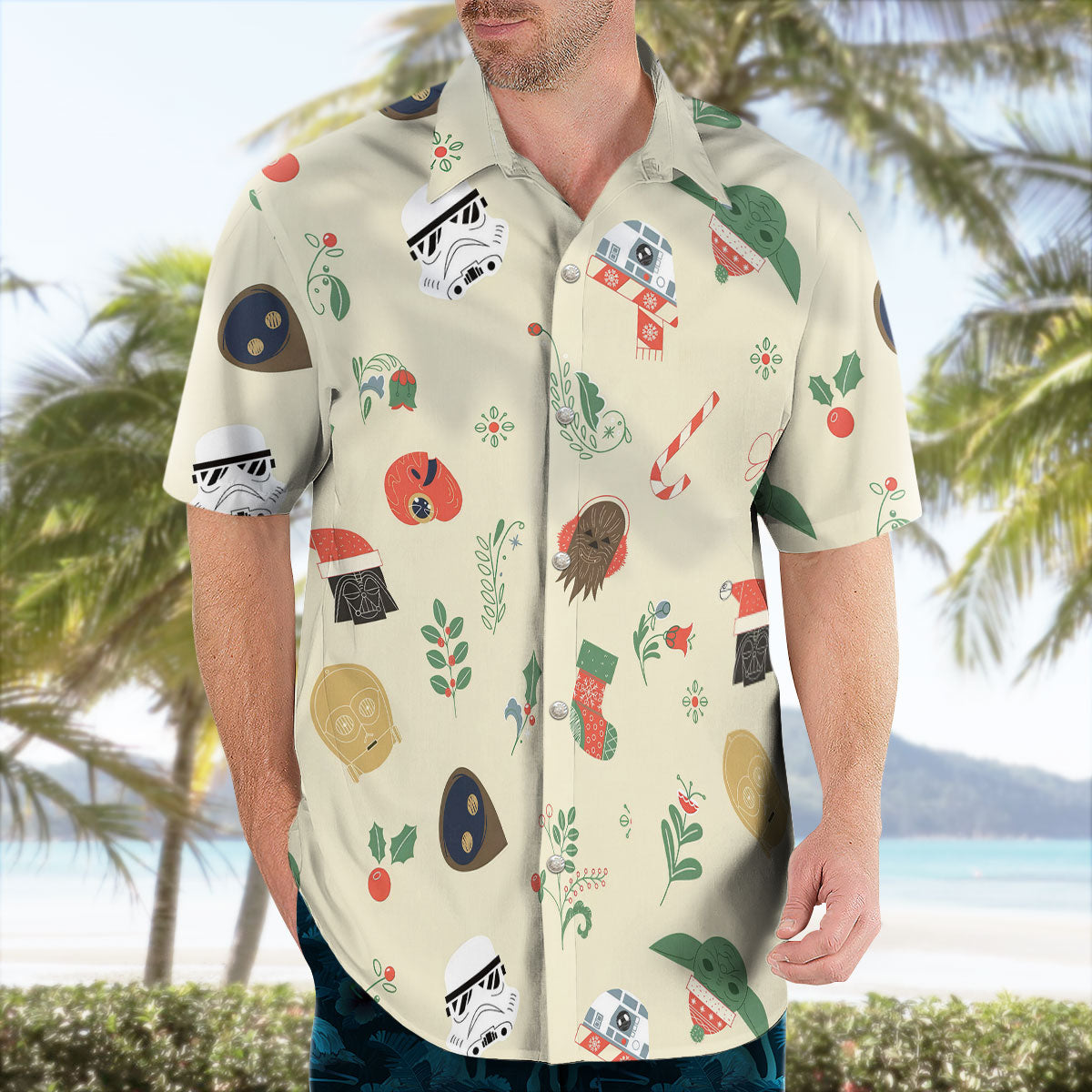 Star Wars Christmas Grogu Holiday Hawaiian Shirt – Moonbestprint