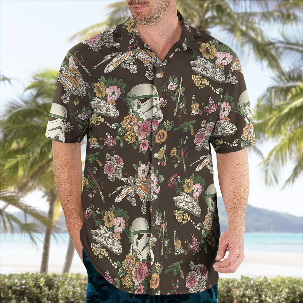 Star Wars Floral Stormtrooper Hawaiian Shirt – Moonbestprint