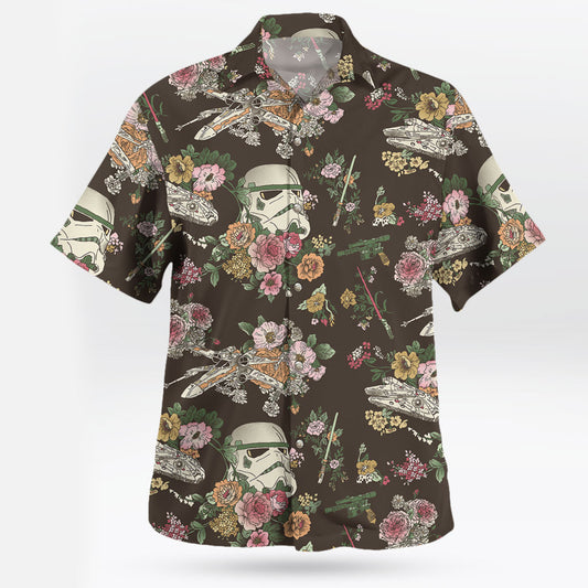Star Wars Floral Stormtrooper Hawaiian Shirt – Moonbestprint