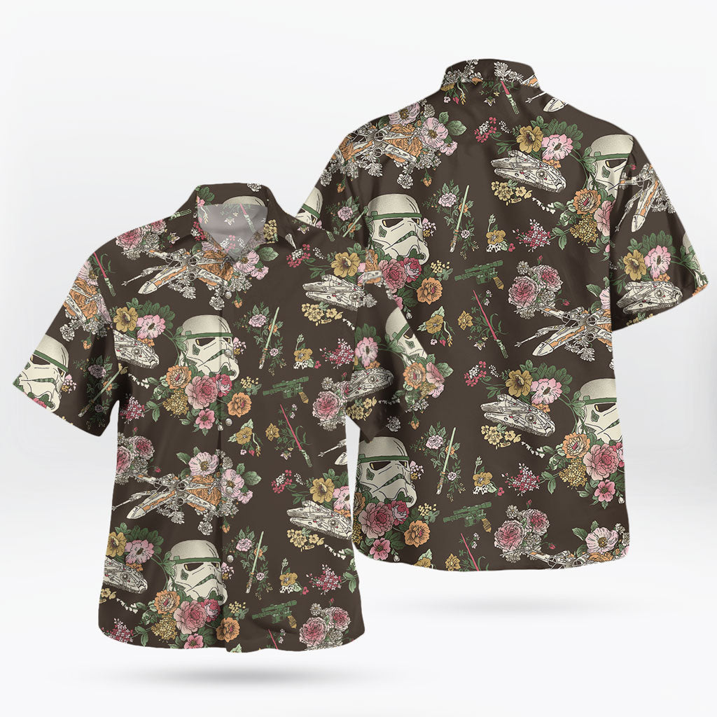Star Wars Floral Stormtrooper Hawaiian Shirt – Moonbestprint