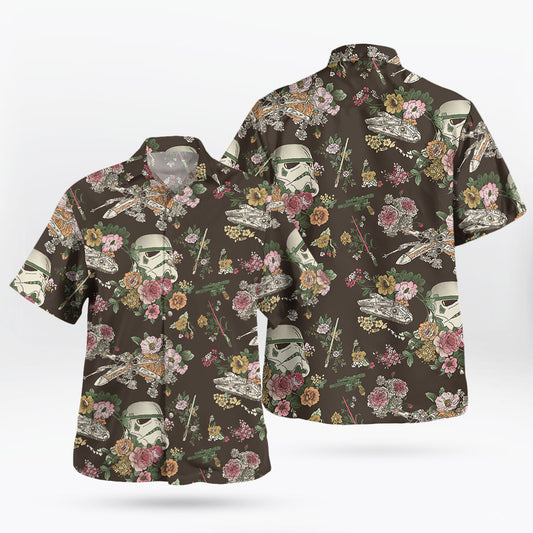 Star Wars Floral Stormtrooper Hawaiian Shirt – Moonbestprint