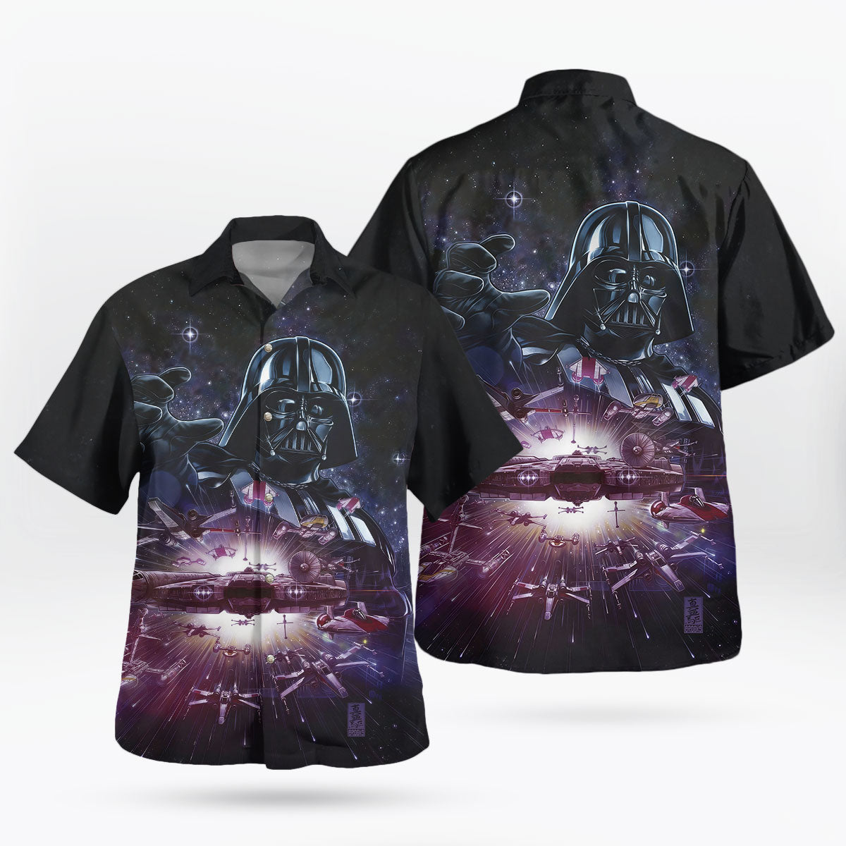 Star Wars Hawaiian Shirt Darth Vader Galactic Space Aloha – Moonbestprint