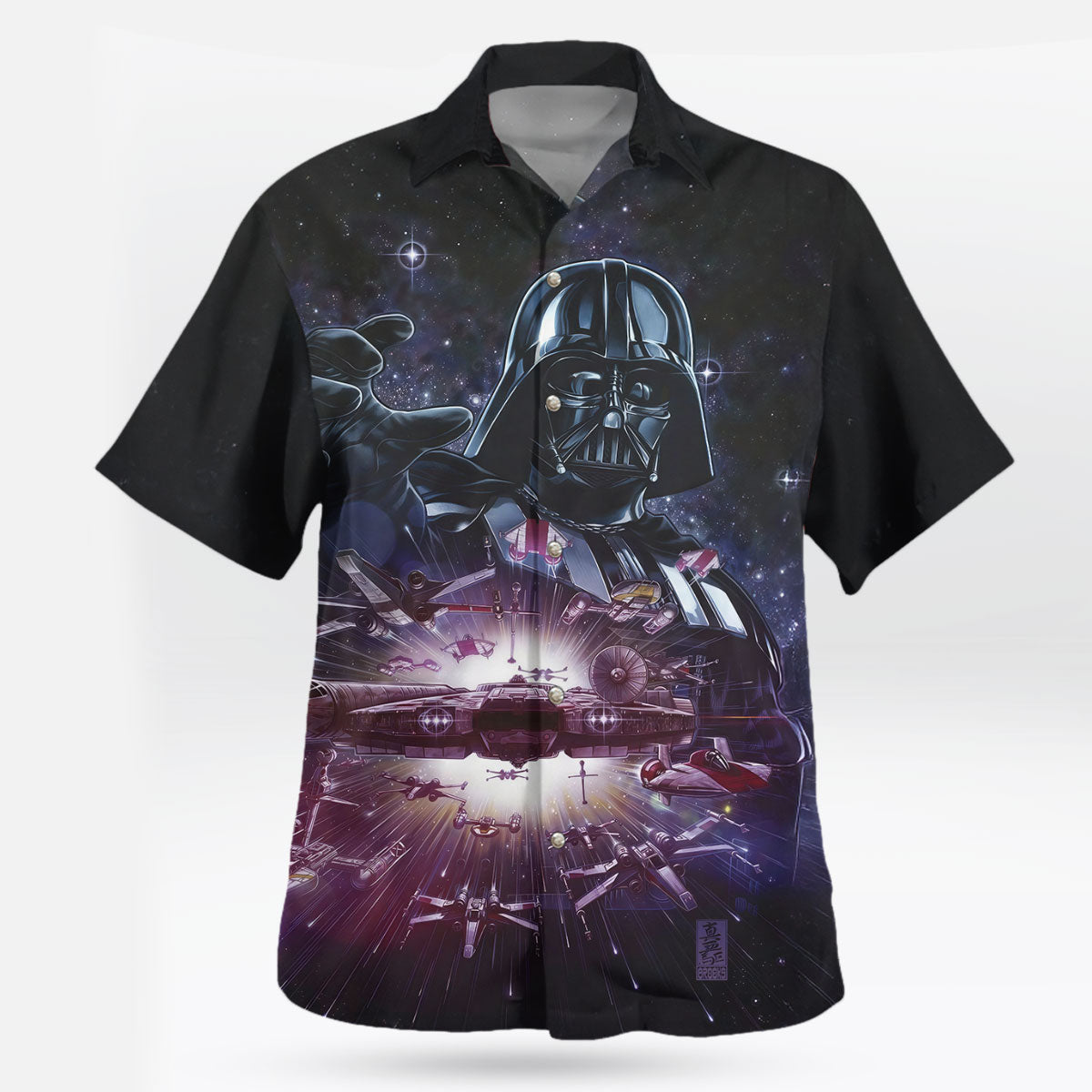 Star Wars Hawaiian Shirt Darth Vader Galactic Space Aloha – Moonbestprint
