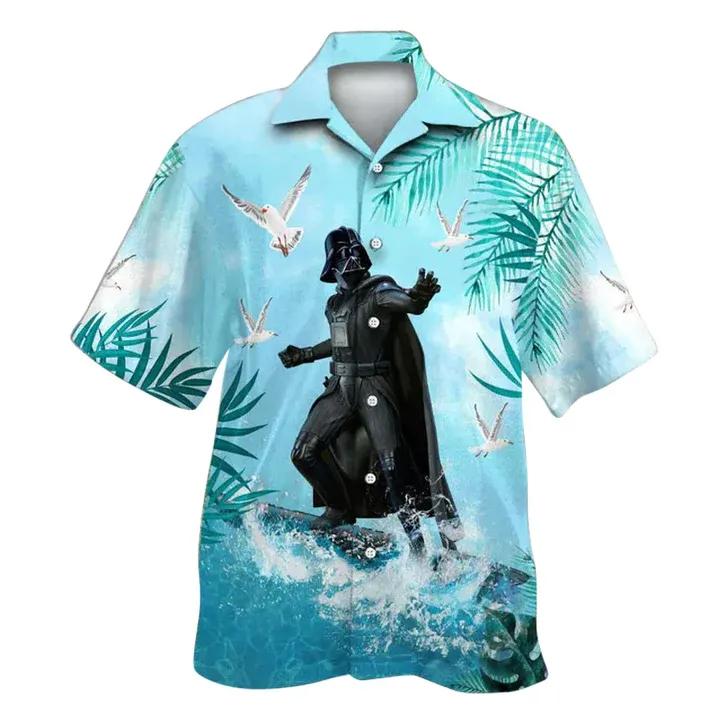 Star Wars Hawaiian Shirt, Darth Vader Hawaiian Shirt, Men's Star Wars Hawaiian Shirt Moonbestprint