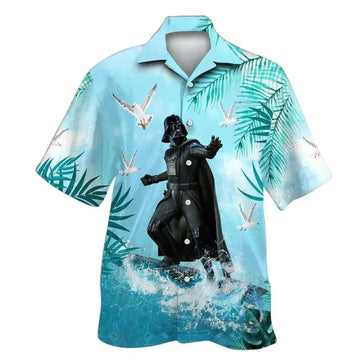Star Wars Hawaiian Shirt, Darth Vader Hawaiian Shirt, Men's Star Wars Hawaiian Shirt Moonbestprint