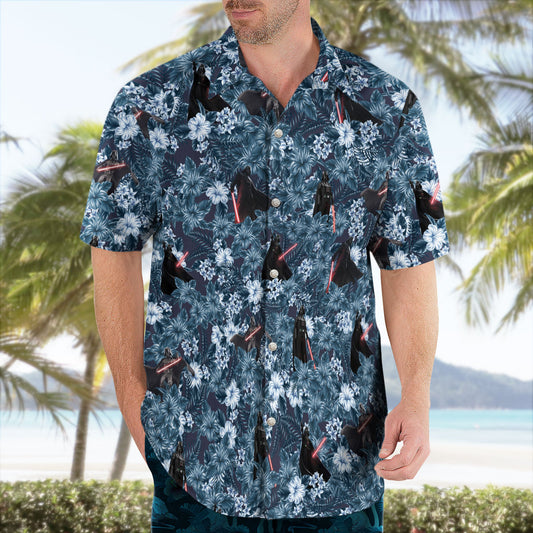 Star Wars Hawaiian Shirt Darth Vader Tropical Hibiscus Aloha – Moonbestprint