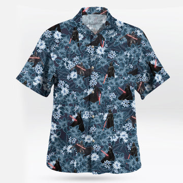 Star Wars Hawaiian Shirt Darth Vader Tropical Hibiscus Aloha – Moonbestprint