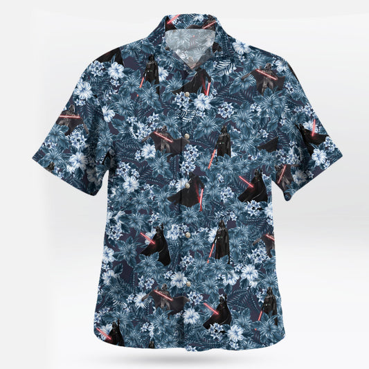 Star Wars Hawaiian Shirt Darth Vader Tropical Hibiscus Aloha – Moonbestprint