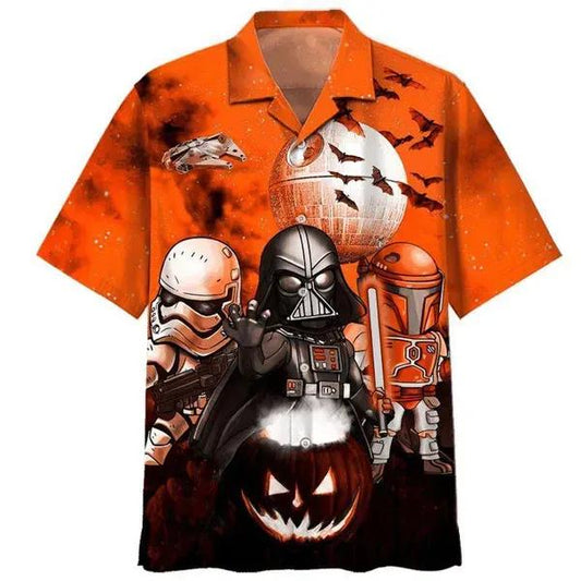 Star Wars Hawaiian Shirt, Halloween Hawaiian Shirt, Star Wars Aloha Shirt Moonbestprint
