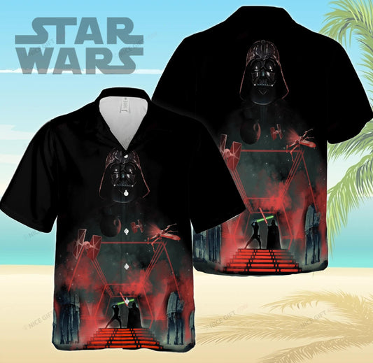 Star Wars Hawaiian Shirt, Hawaiian Star Wars Shirts, Men's Star Wars Hawaiian Shirt Moonbestprint