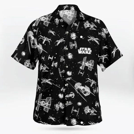 Star Wars Hawaiian Shirt, Men's Star Wars Hawaiian Shirt, Hawaiian Star Wars Shirts Moonbestprint