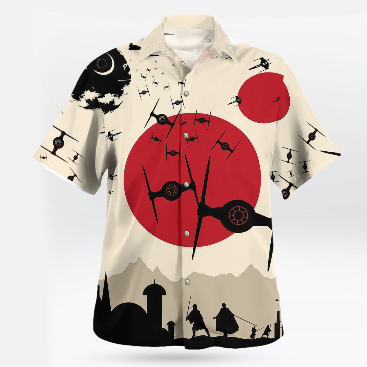 Star Wars Hawaiian Shirt Fighter Rising Sun Aloha – Moonbestprint