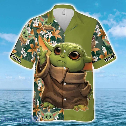 Star Wars Hawaiian Shirt, Yoda Hawaiian Shirt, Hawaiian Star Wars Shirts Moonbestprint