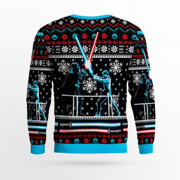 Star Wars - Lightsaber Duel Faux Ugly Christmas Sweater – Moonbestprint