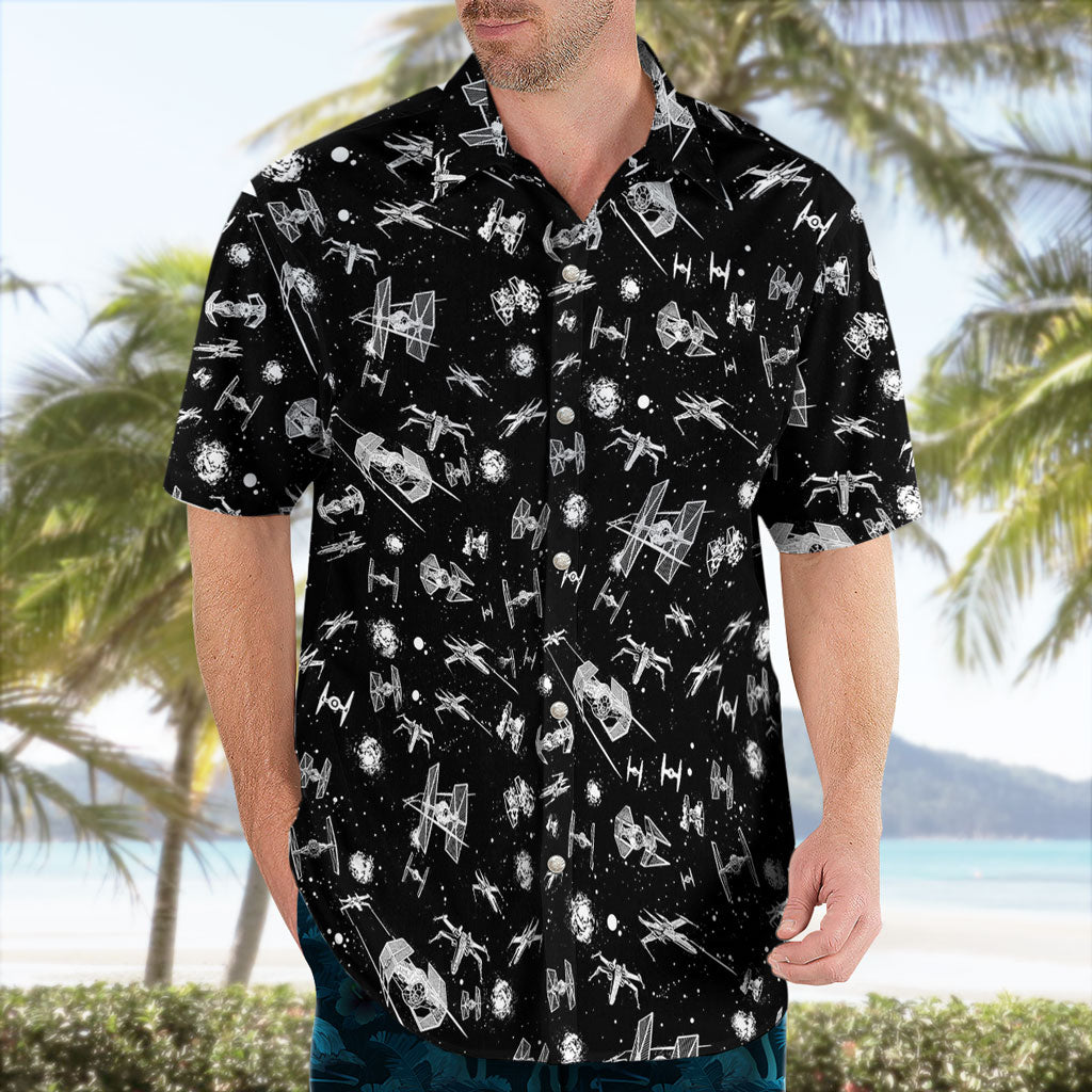 Star Wars Space Battle Hawaiian Shirt – Moonbestprint