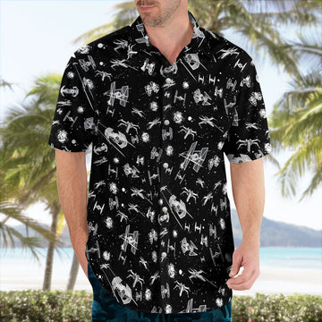 Star Wars Space Battle Hawaiian Shirt – Moonbestprint