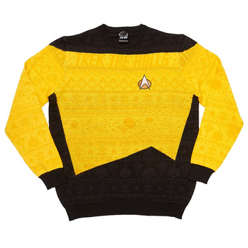 Star Wars-Trek The Halls Yellow Ugly Christmas Sweater 2025 – Moonbestprint