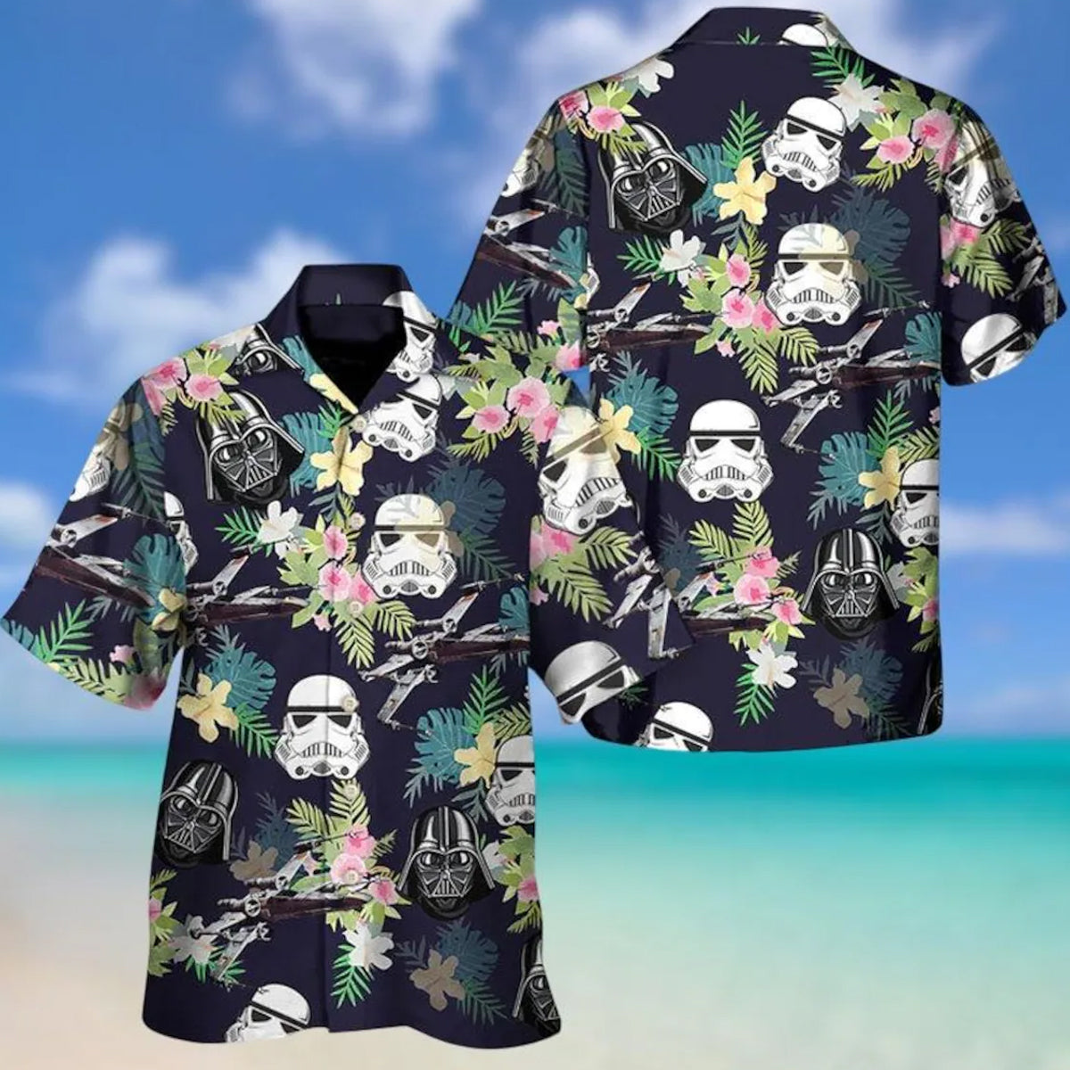 Star Wars Tropical Floral Darth Vader Hawaiian Shirt – Moonbestprint