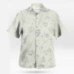 Star Wars White Hawaiian Shirt Minimalist Style – Moonbestprint