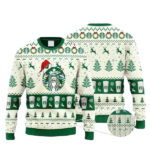 Starbucks Coffee Reindeer Snowy Night Ugly Sweater – Moonbestprint