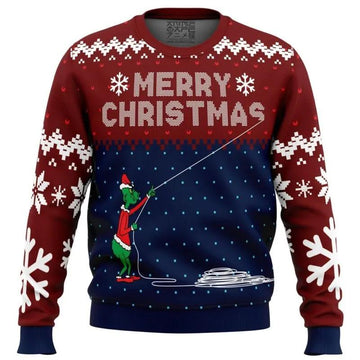 Stealing Christmas Dr. Seuss Grinch Ugly Christmas Sweater, Grinch Holiday Sweater Moonbestprint