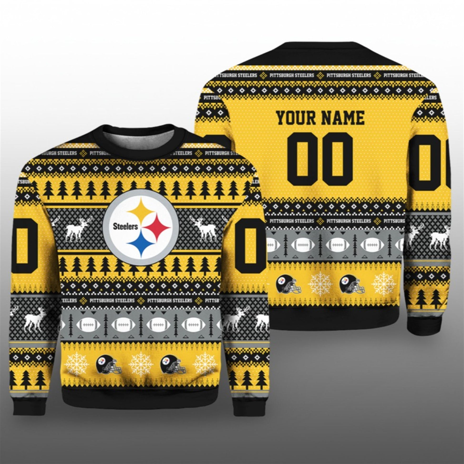 Steelers Football 2026 Ugly Christmas Sweater - Moonbestprint