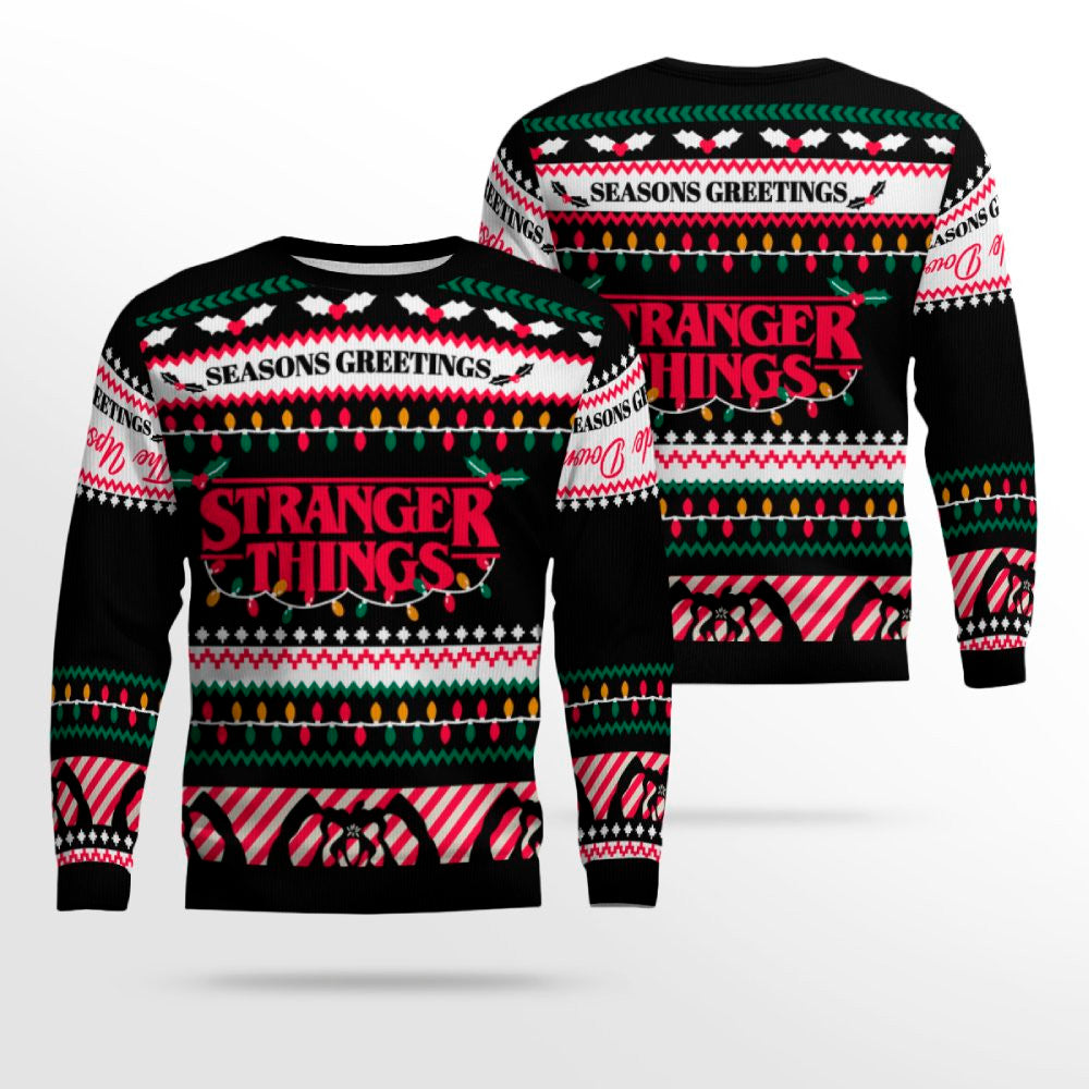 Stranger Things Adults Ugly Christmas Sweater 2025 – Moonbestprint