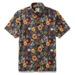 Sunflower Serenity Floral Hawaiian Shirt – Moonbestprint