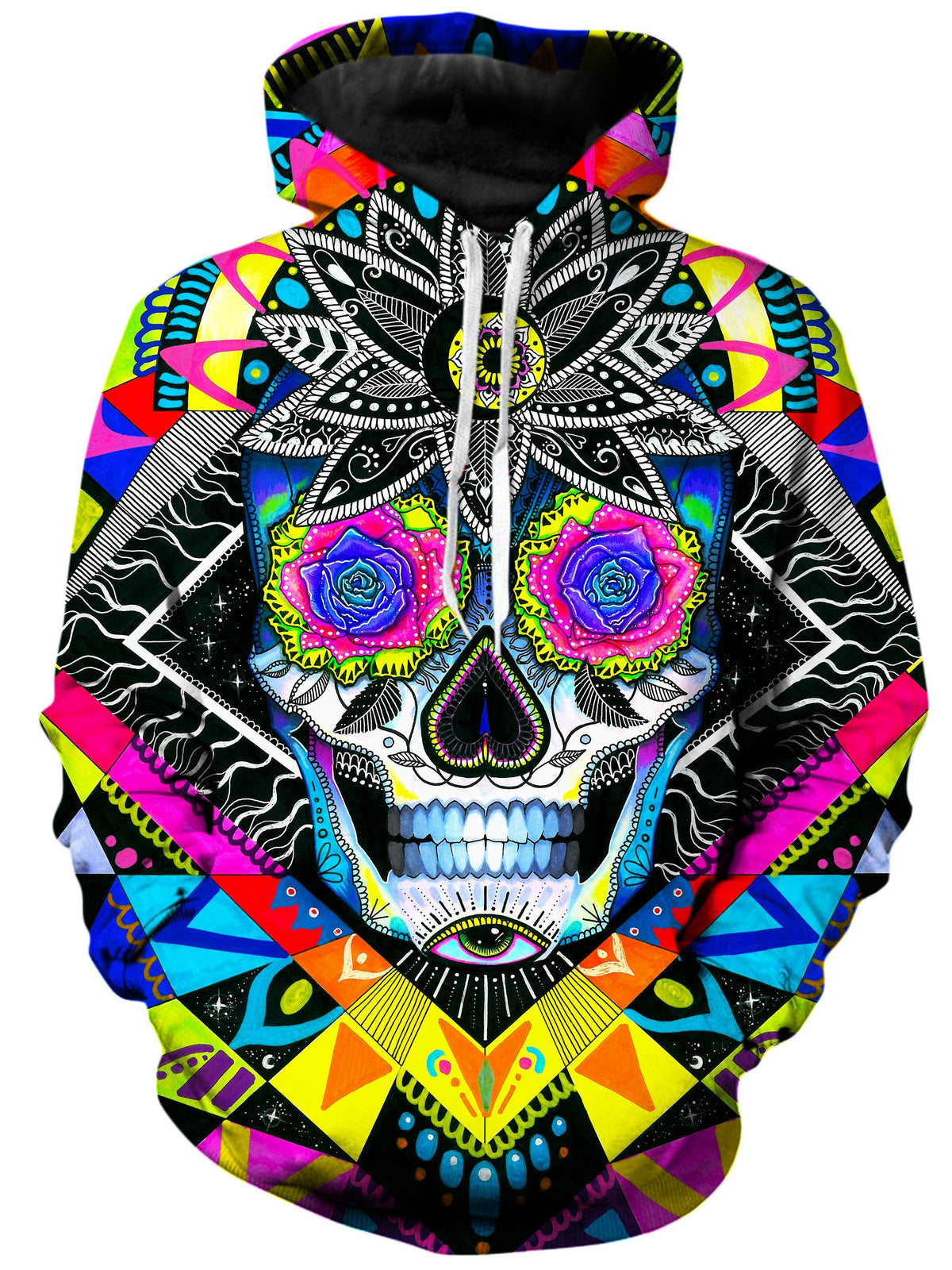 Suger Skull Unisex Hoodie -Moonbestprint