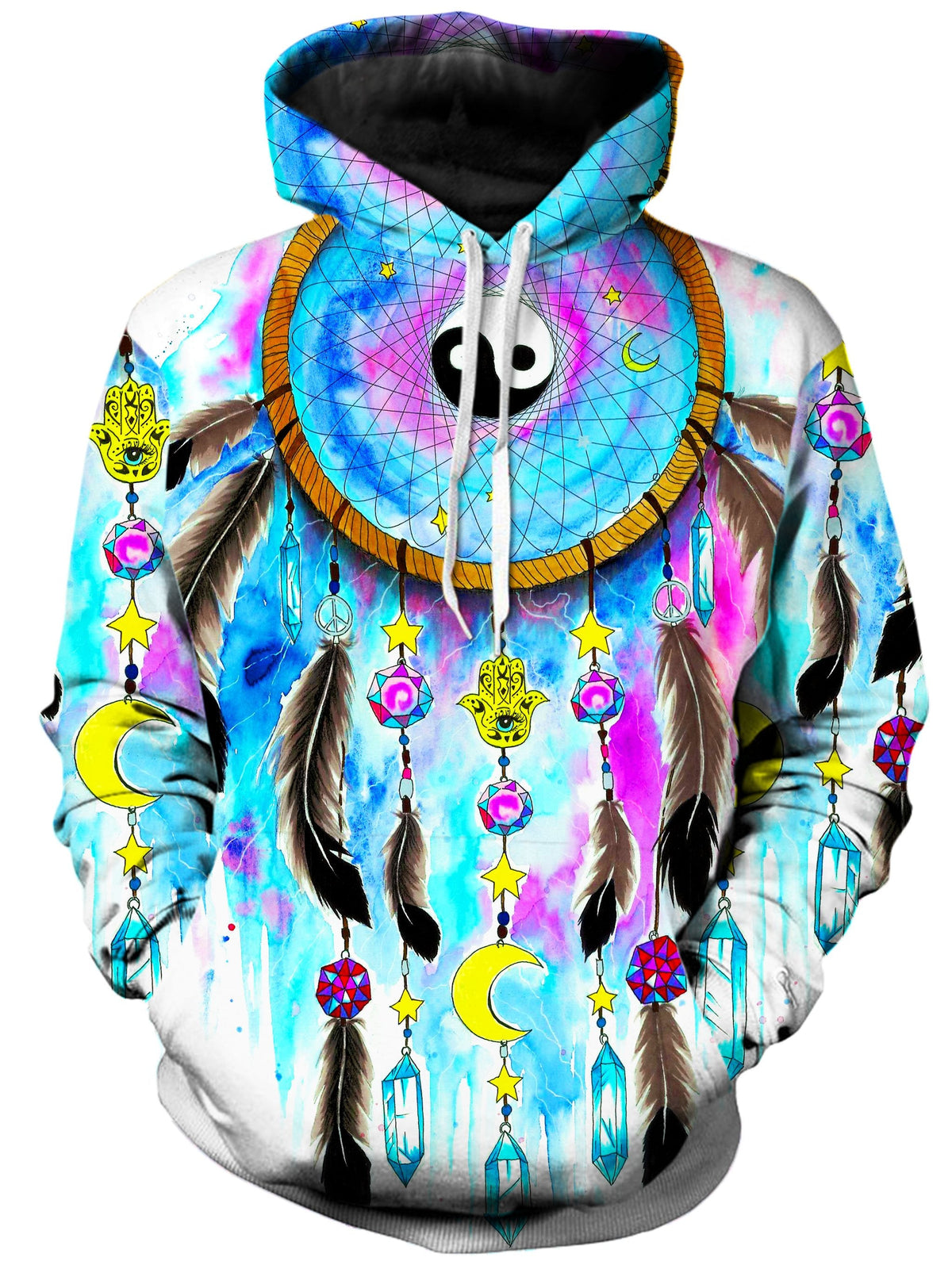 Yin Yang 2 Unisex Hoodie -Moonbestprint