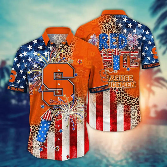 Syracuse Orange NCAA Aloha Hawaiian Shirt 2, NCAA Hawaiian Shirt Moonbestprint
