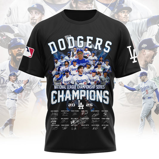 Los Angeles Dodgers Royal Authentic 2025 World Series T-Shirt | QY15 Moonbestprint