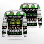 TMNT Ugly Sweater Pizza Dude's Got 30 Seconds Ugly Sweater – Moonbestprint