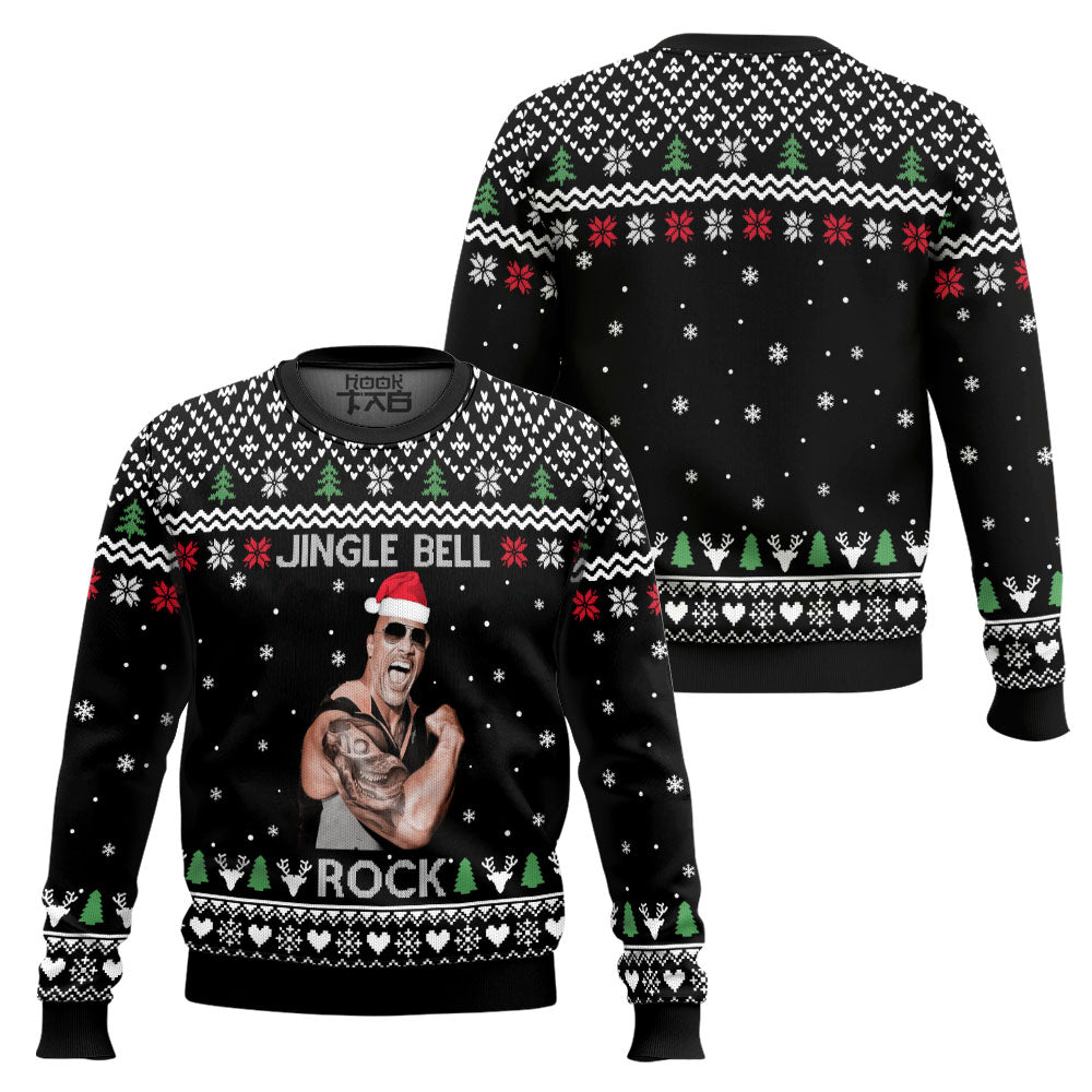 The Rock Jingle Bell Christmas Wool Sweater ? LIMITED EDITION – Moonbestprint