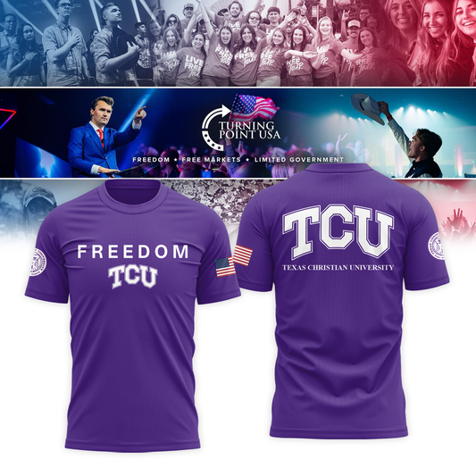 TCU x Turning Point USA 2025 Tshirt | FN52 Moonbestprint