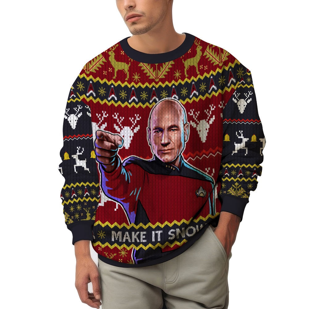 Captain Picard ST Ugly Sweater – Moonbestprint