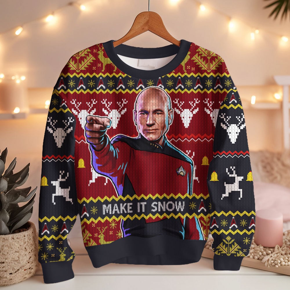 Captain Picard ST Ugly Sweater – Moonbestprint