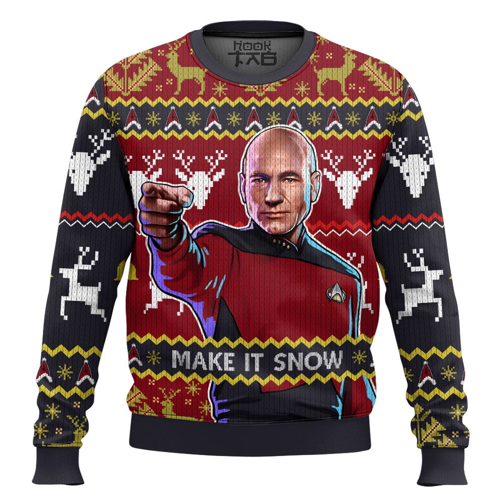 Captain Picard ST Ugly Sweater – Moonbestprint