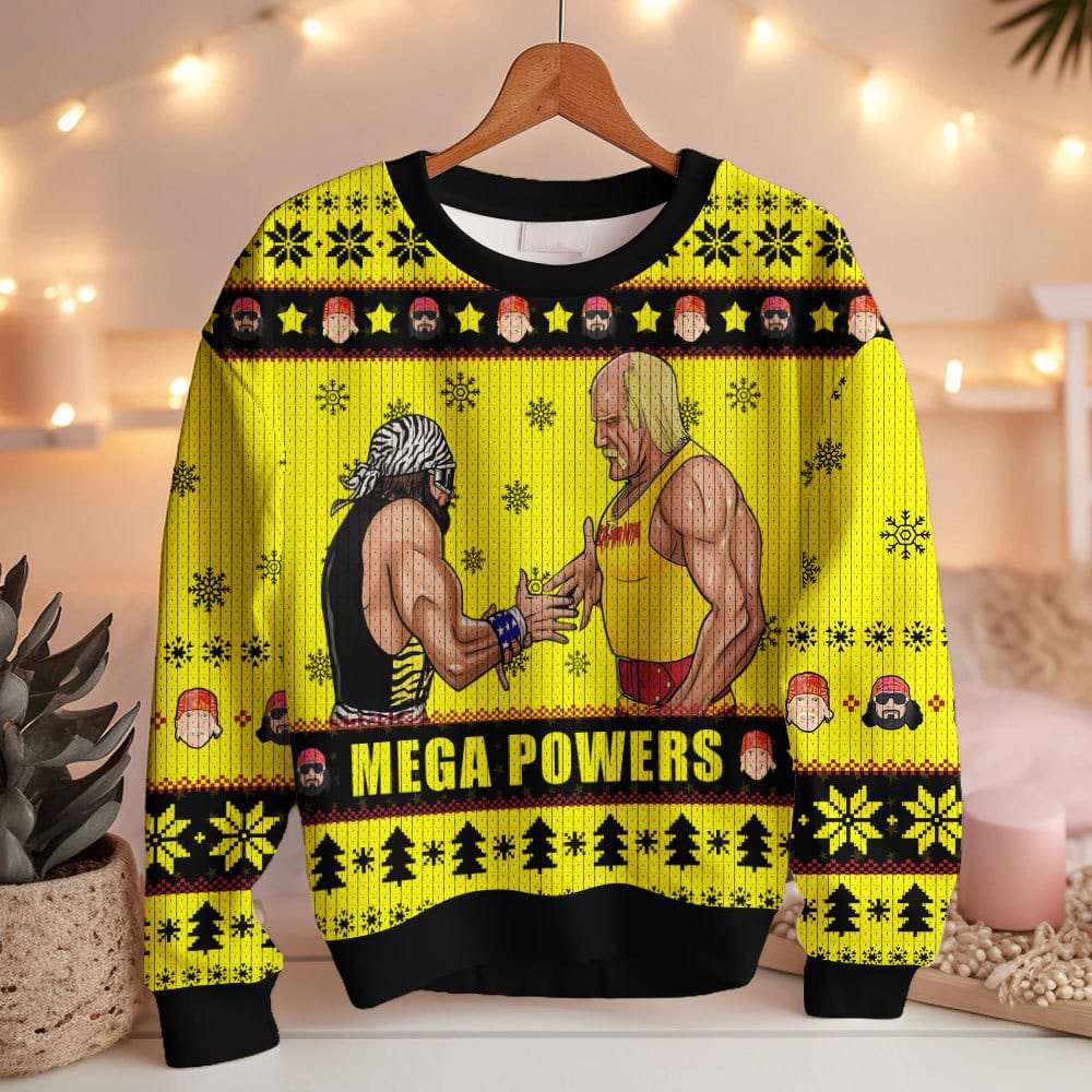 Mega Powers Macho Man and Hulk Hogan Ugly Sweater – Moonbestprint