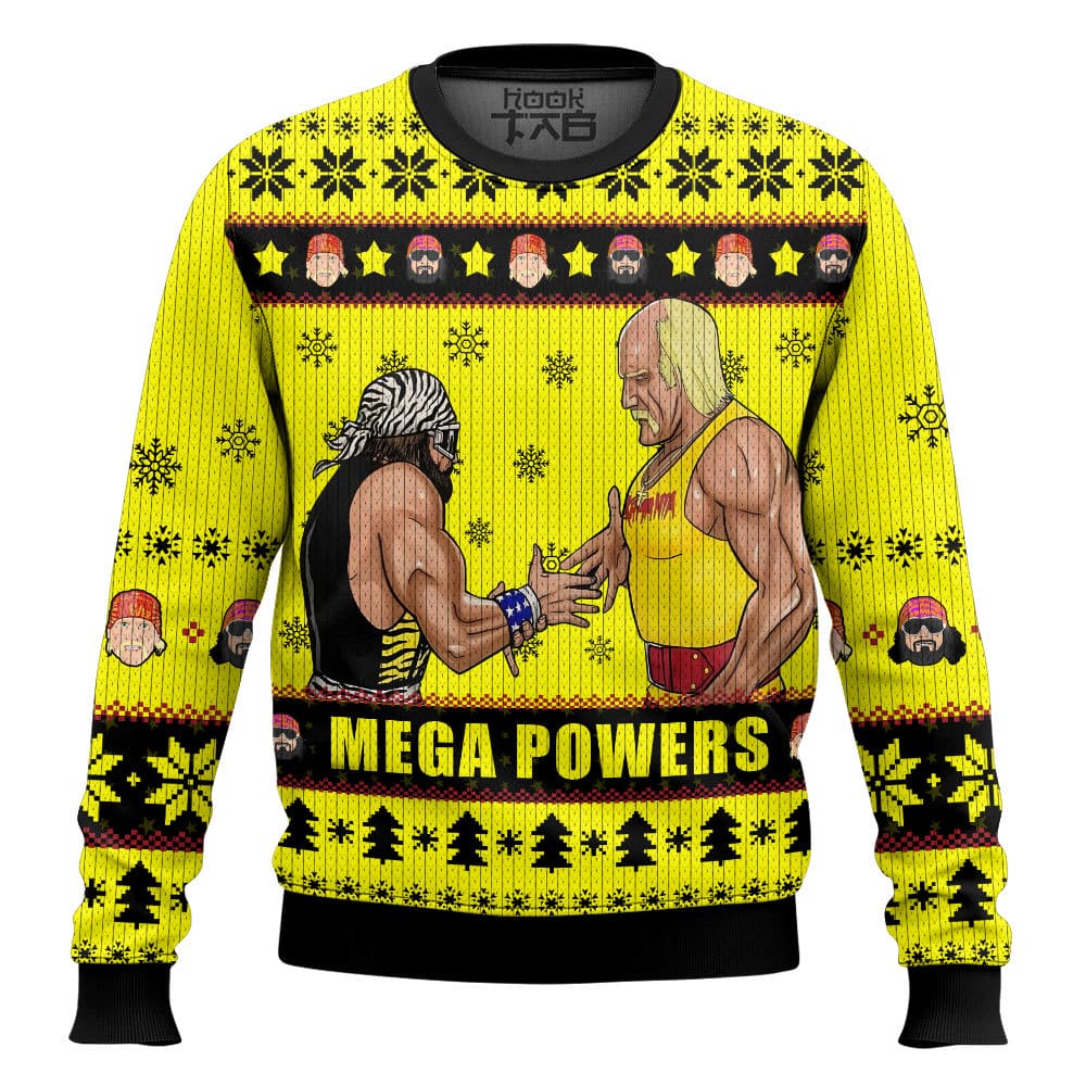 Mega Powers Macho Man and Hulk Hogan Ugly Sweater – Moonbestprint