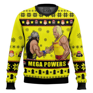 Mega Powers Macho Man and Hulk Hogan Ugly Sweater – Moonbestprint