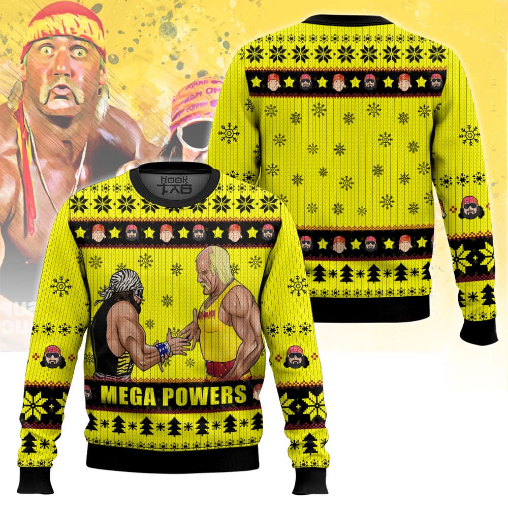 Mega Powers Macho Man and Hulk Hogan Ugly Sweater – Moonbestprint