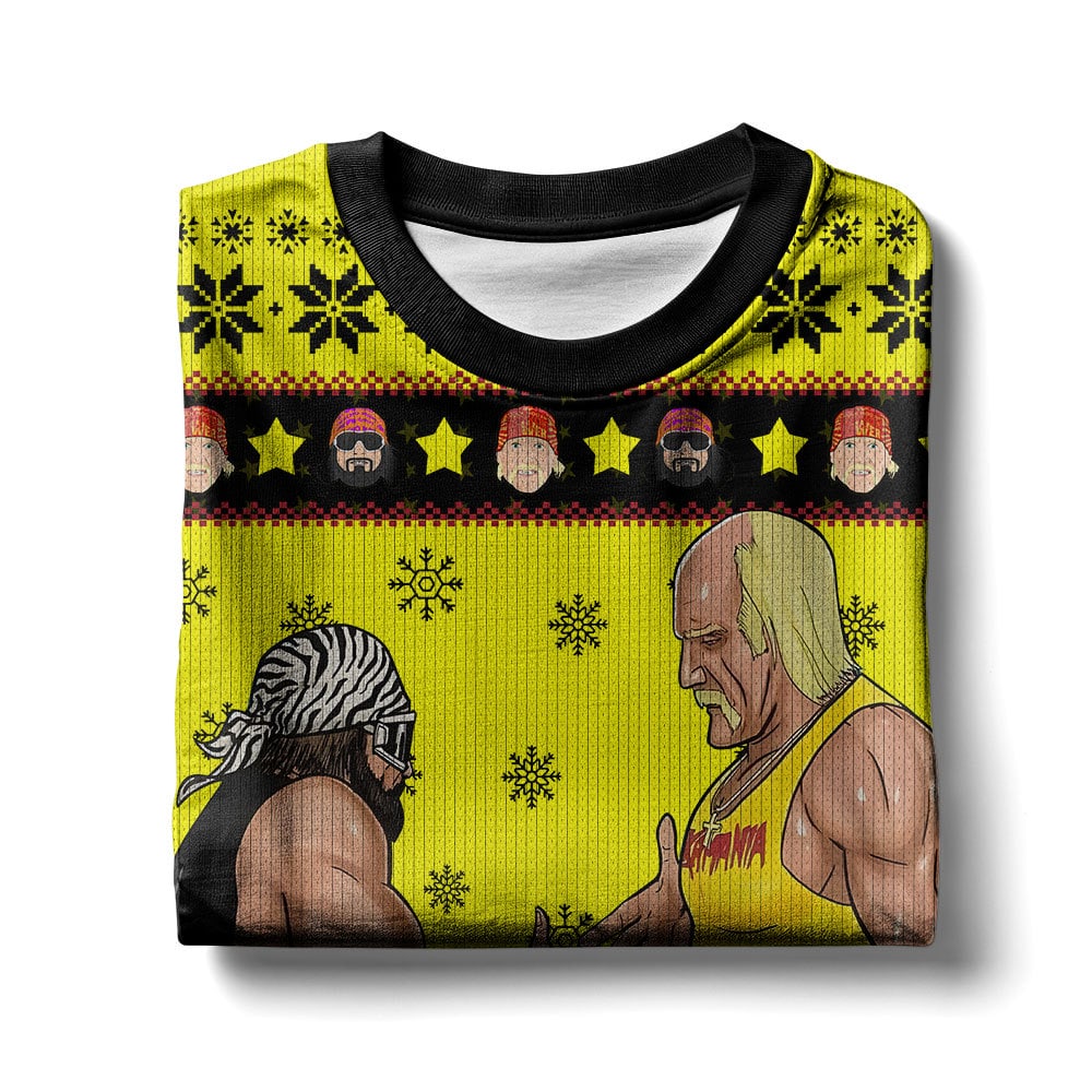 Mega Powers Macho Man and Hulk Hogan Ugly Sweater – Moonbestprint
