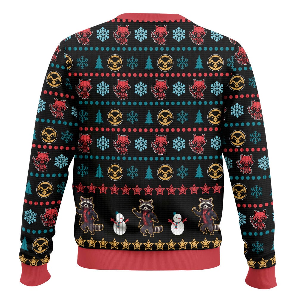 Be In Awe Of My Tism Rocket Raccoon Ugly Sweater – Moonbestprint
