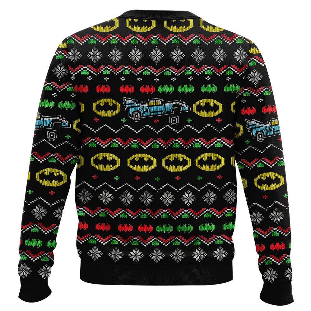 Batmobile Lost Its Wheel Joker Got Away Batman Ugly Sweater – Moonbestprint