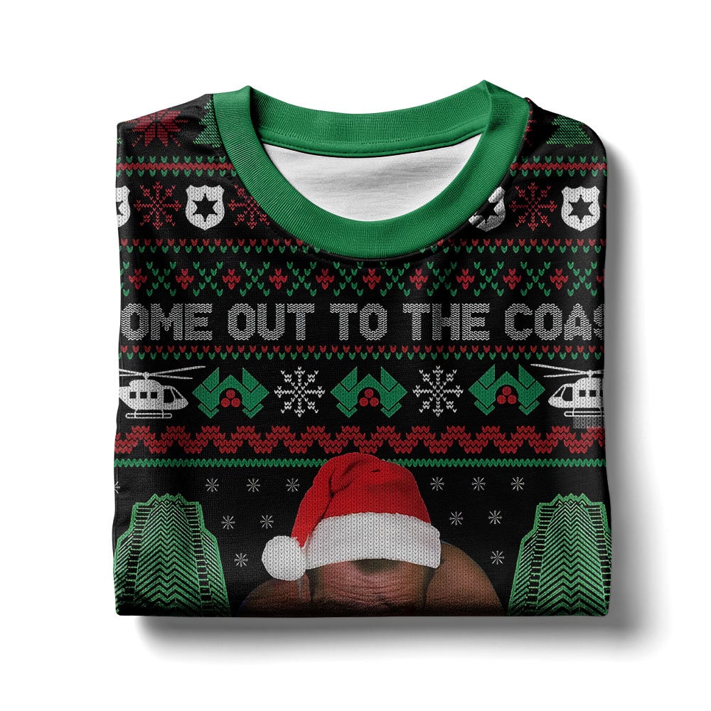 Come Out To The Coast We?ll Get Together Have A Few Laughs Die Hard Ugly Sweater – Moonbestprint
